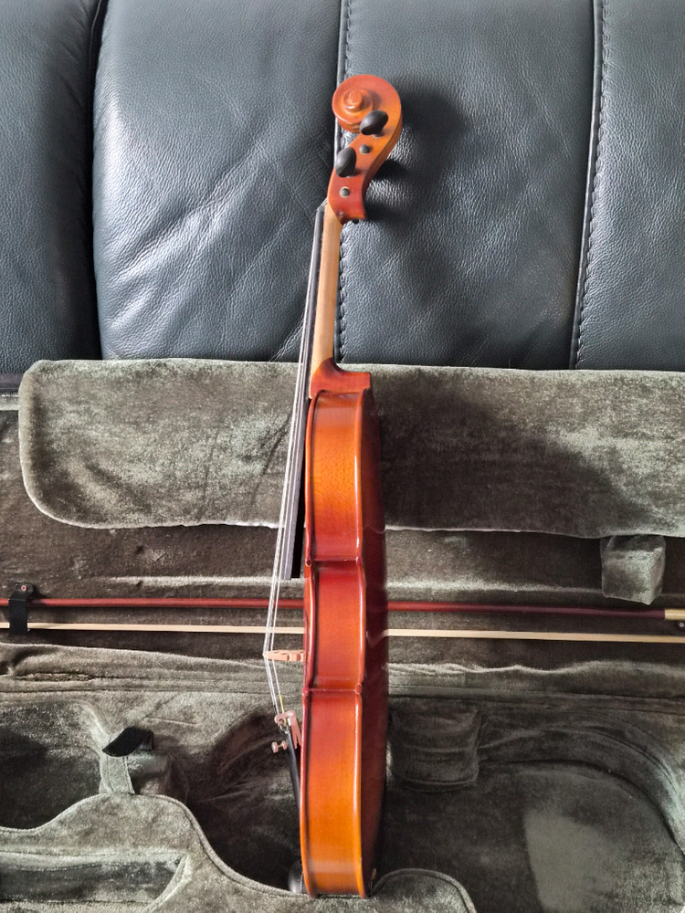심로 바이올린 SN501 4/4 통판 풀세트--5