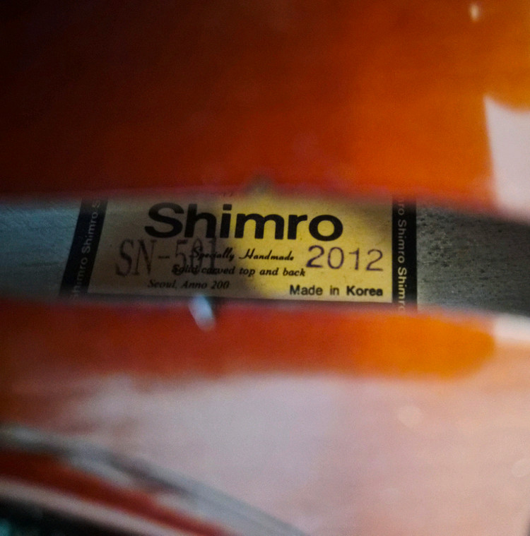 심로 바이올린 SN501 4/4 통판 풀세트--7