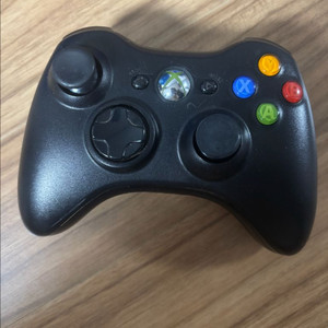 xbox360 정품 무선컨트롤러 블랙