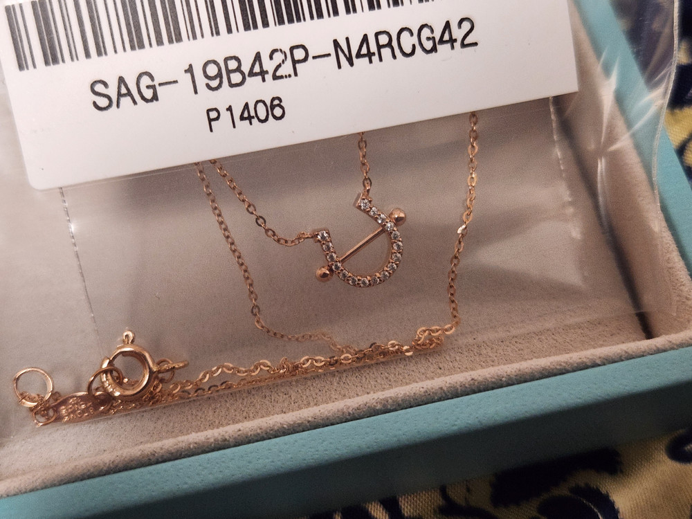 스톤헨지 럭키유 14K 목걸이 P1406--2