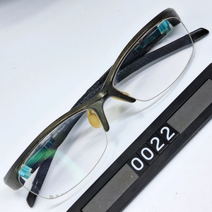 진스 Jins MRN-17S-146 에어프레임 스포츠 반무테 안경테 y2k 일본 수입 패션 아이웨어 고프코어 미니멀