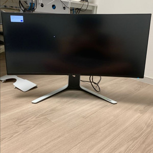 델 에일리언웨어 aw3821dw 38인치 게이밍 모니터 이미지