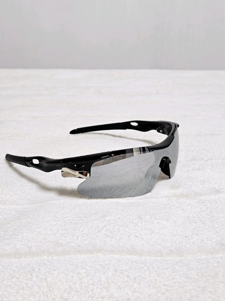스포츠고글 실버 러닝 사이클 선글라스 눈부심,눈비침 없음 편광기능 이미지