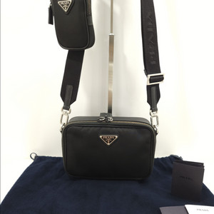 프라다 브리크 리나일론 사피아노 크로스백