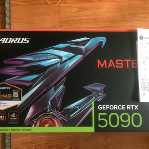 (정가양도)기가바이트 RTX 5090 어로스 마스터 32GB (새제품) 이미지
