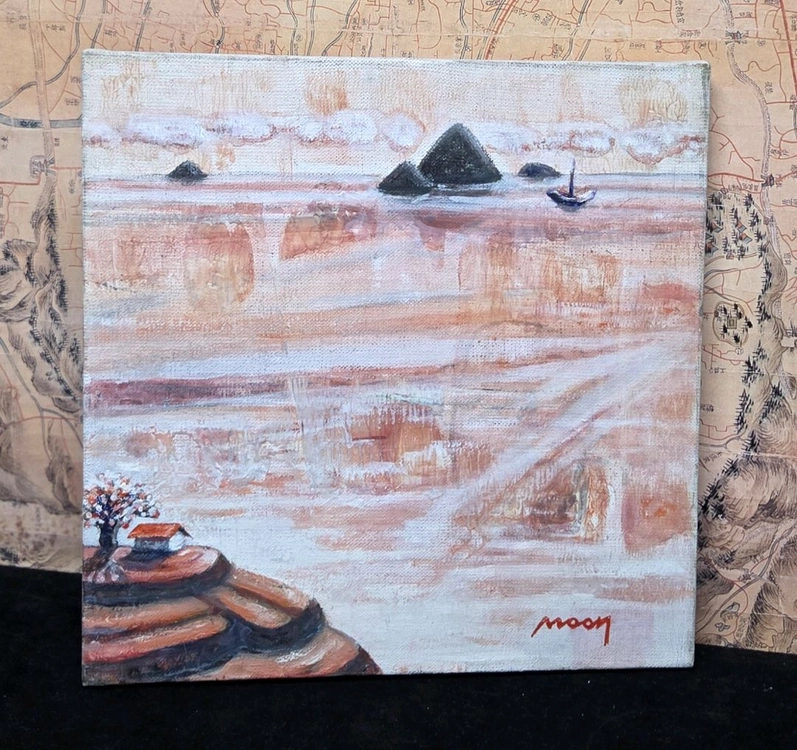 서양화가 김성애 풍경 유화그림((변형6호)) 이미지