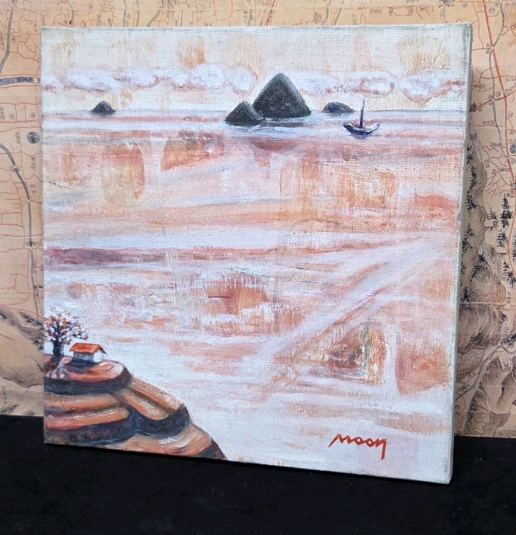 서양화가 김성애 풍경 유화그림((변형6호)) 이미지
