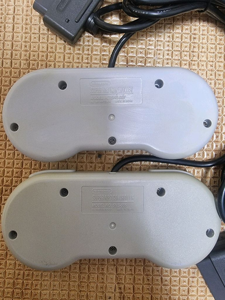 SNES 슈퍼패미콤 패미컴 북미판 본체 세트 이미지