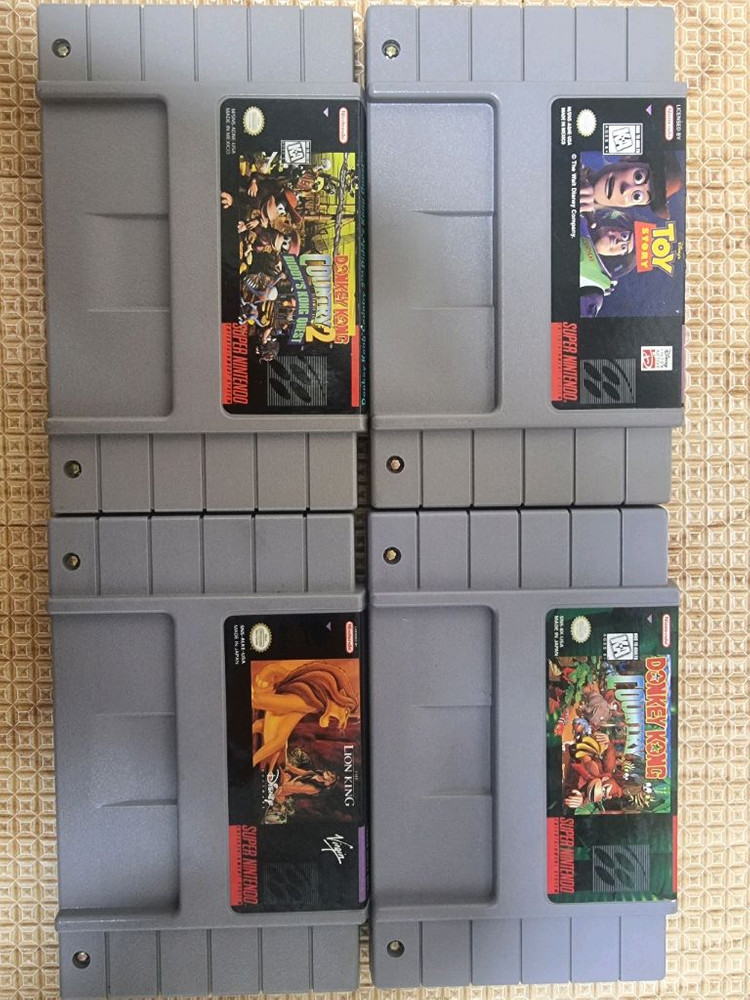 SNES 슈퍼패미콤 패미컴 북미판 본체 세트 이미지