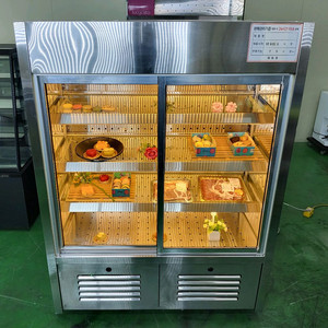 앞문형 정육 숙성 반찬 케잌 베이커리 디저트 냉동냉장 쇼케이스 저온콤프 이미지