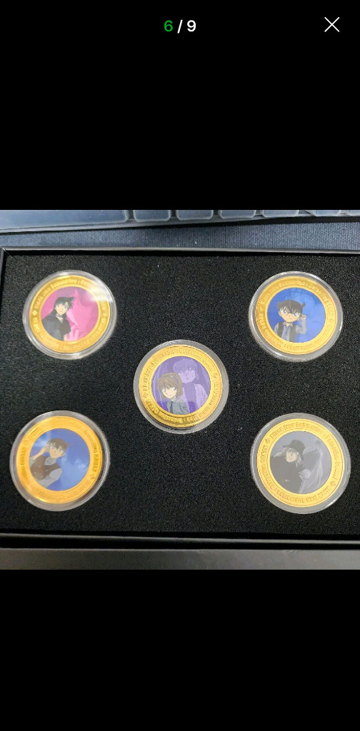 명탐정 코난 극장판 흑철의 어영 공식 스페셜 굿즈 와디즈 풀세트 이미지