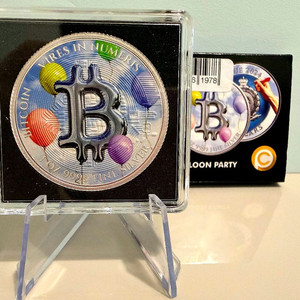 전세계100개한정) 희소한 비트코인 은화