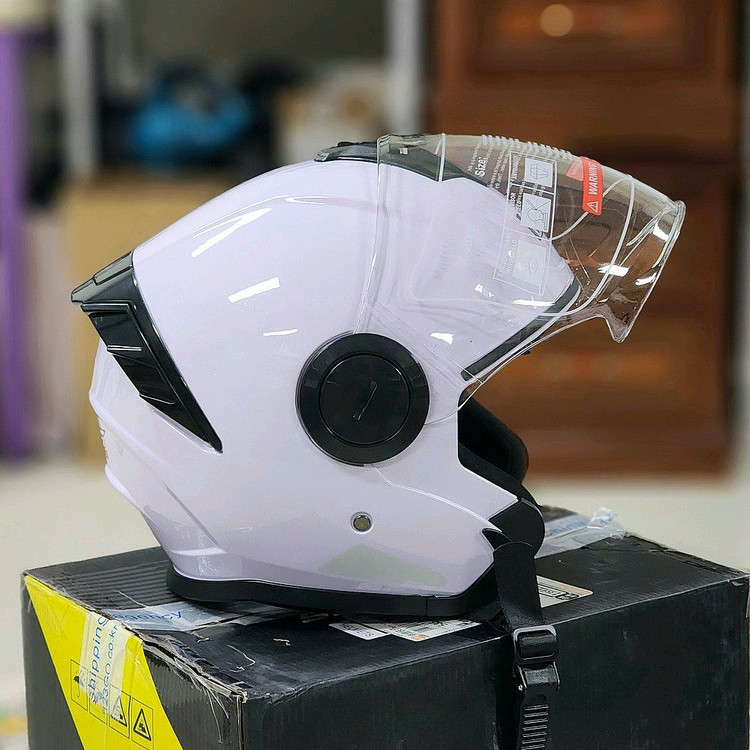 [오토바이 헬멧] RNG BY-760 2XL 화이트 이미지