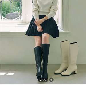 슈펜 쭈언니 롱부츠 , 은채 미들부츠 블랙 230