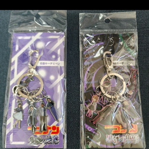 명탐정 코난 흑철의 어영 척안의 잔상 키체인 2종 일괄 미개봉 이미지