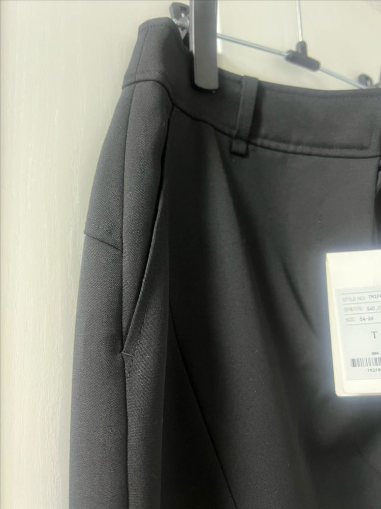 타임 울 슬릿 플레어 스커트(새상품) 이미지