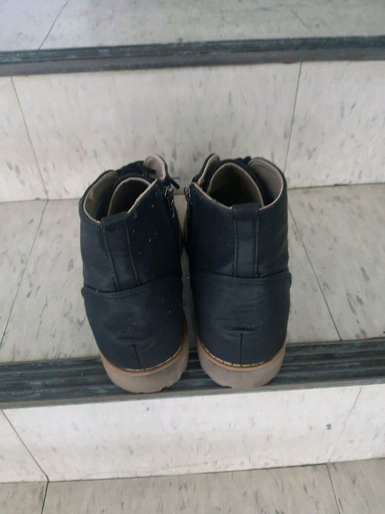 검정색 남성 부츠--2