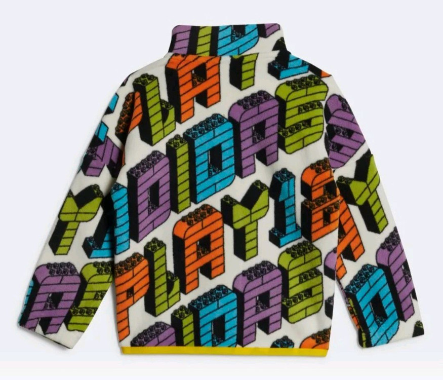 새상품 아디다스 키즈 레고 플리스 자켓 100 쌍둥이 가능 이미지