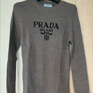 수입의류 PRA 그레이 긴팔니트