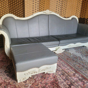 *소파맨*프렌치*로코코*엔틱소파 스툴세트 이미지