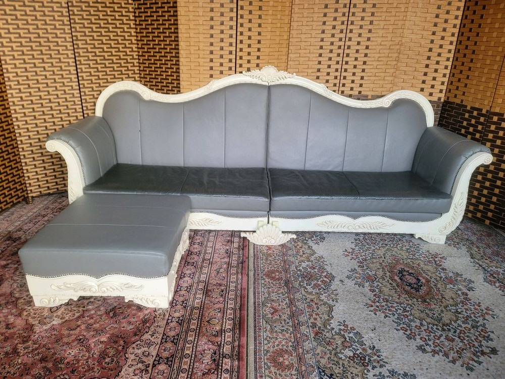 *소파맨*프렌치*로코코*엔틱소파 스툴세트 이미지