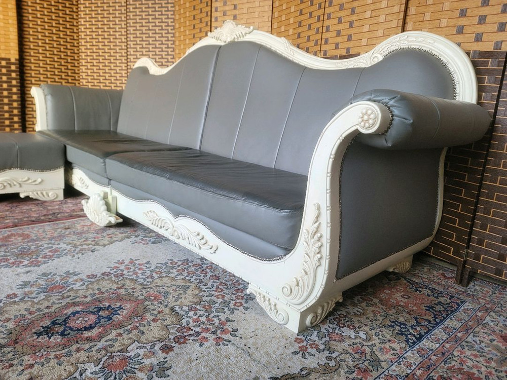 *소파맨*프렌치*로코코*엔틱소파 스툴세트 이미지