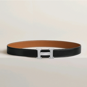 에르메스 벨트 남성벨트 H버클 & 리버서블 가죽 스트랩 누아(블랙)/골드 100사이즈