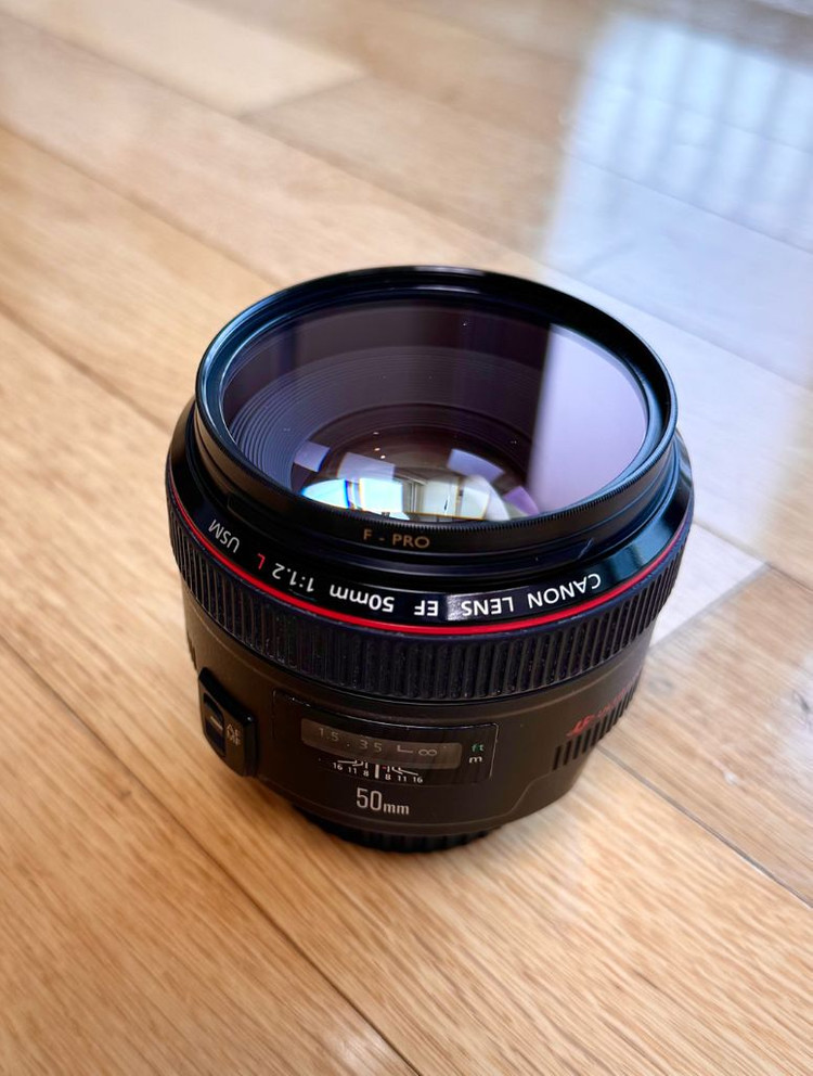 EF50mm f1.2L 오이만두 정품제품보증서ㅇ 4%내에서 네고가능 이미지