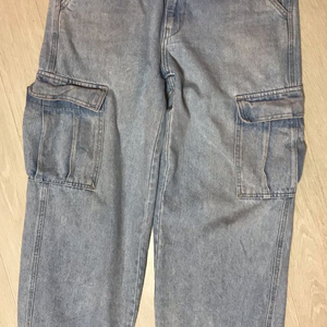 리바이스 카고 데님 블랙진 트러커