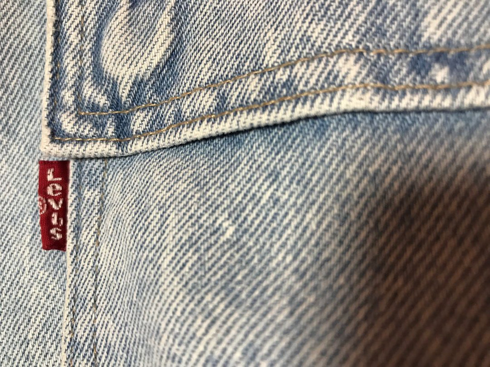 리바이스 카고 데님 블랙진 트러커--3