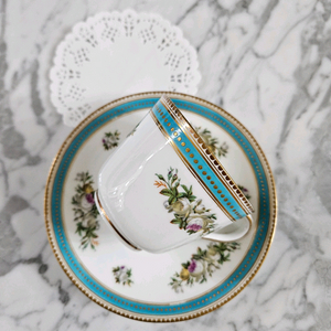 앤틱 영국산 올드 민톤 찻잔 커피잔