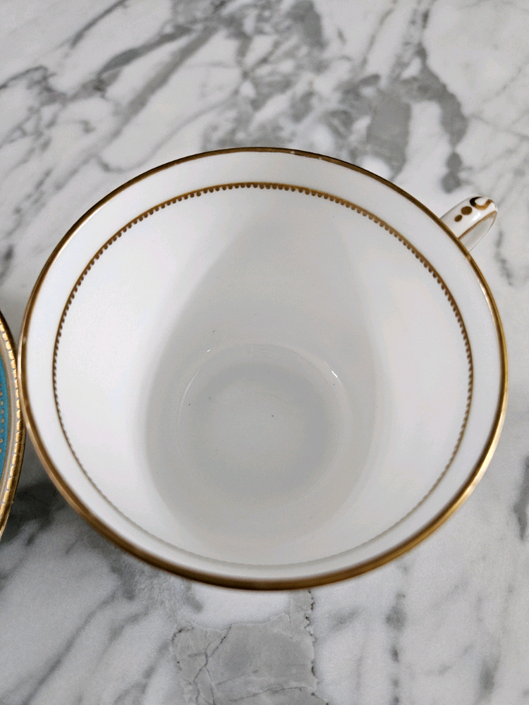 앤틱 영국산 올드 민톤 찻잔 커피잔--3