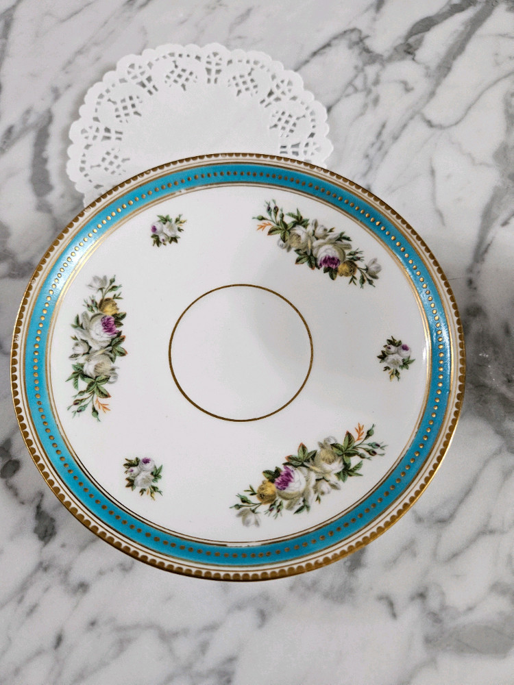 앤틱 영국산 올드 민톤 찻잔 커피잔--4