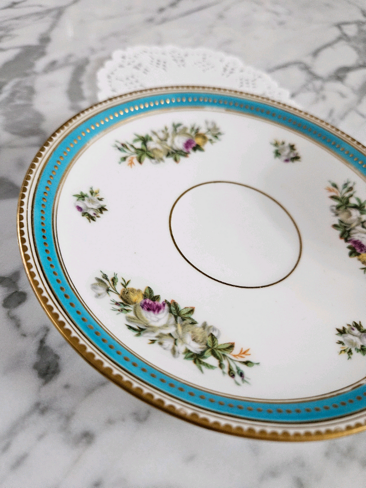 앤틱 영국산 올드 민톤 찻잔 커피잔--6