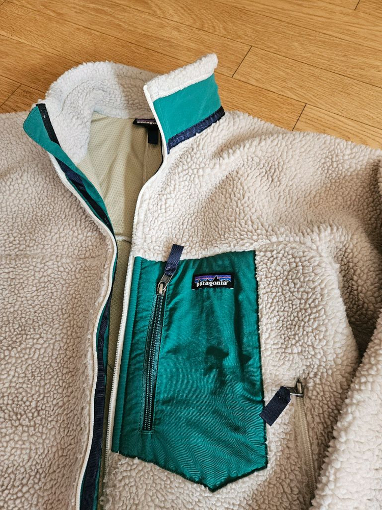 파타고니아 레트로 x 후리스 플리스 자켓 양털 신칠라 그린 m 이미지