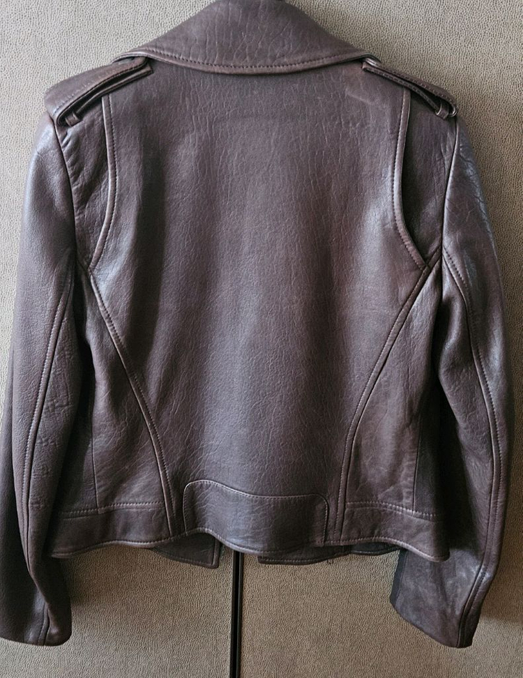 띠어리 가죽자켓--1