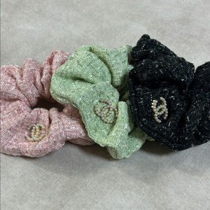 트위드 헤어곱창밴드