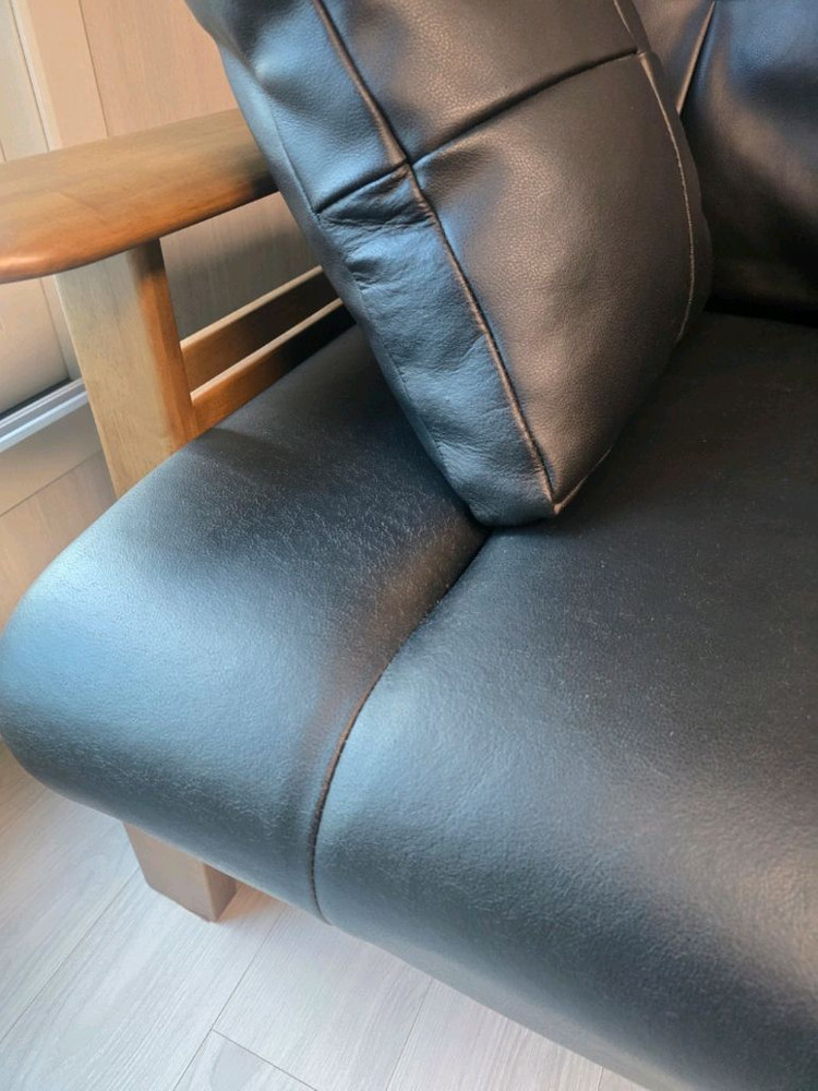 4인용 가죽 소파 우드코 280 이미지