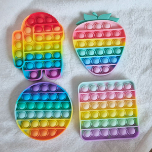 레인보우 팝잇 세트 어몽어스 딸기 사각형 원형 테트리스 이미지