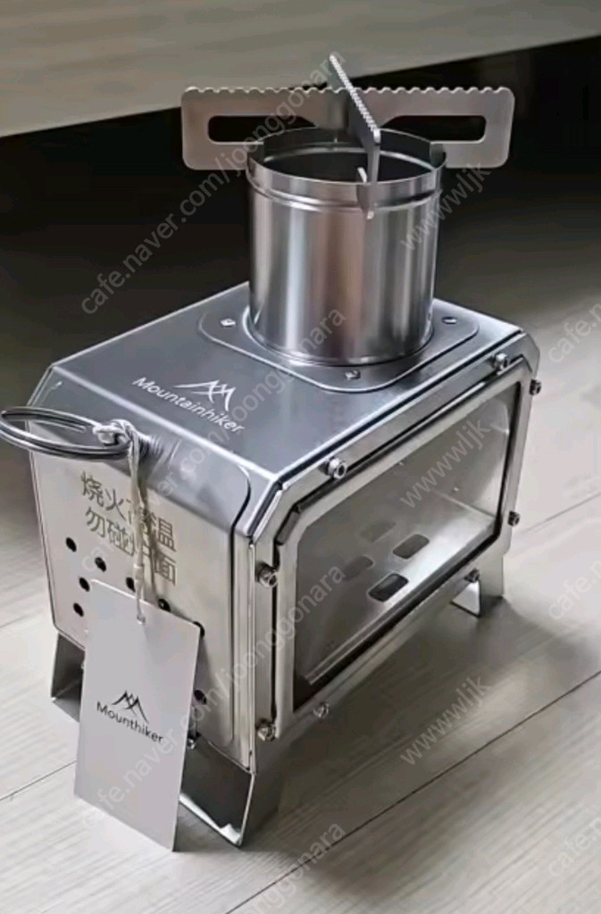 캠핑용 유리 휴대용 화목 난로 - 새상품 이미지