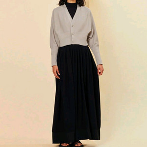 CFCL 카터 크롭 가디건,플리츠플리즈 이세이미야케