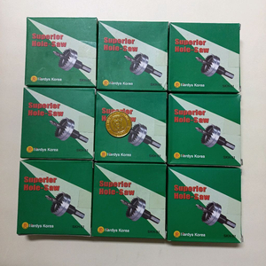 국산 하디스 홀쏘 홀커터 95mm 9개 새상품 이미지