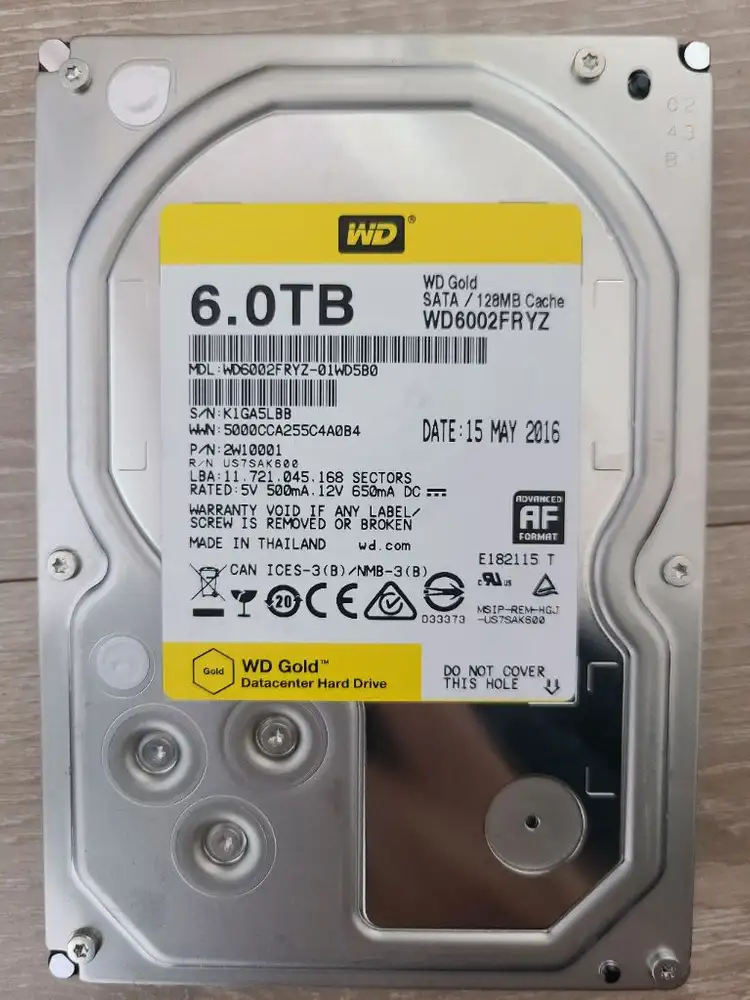 (택포) WD Gold 6TB HDD - 안심되는 중고거래