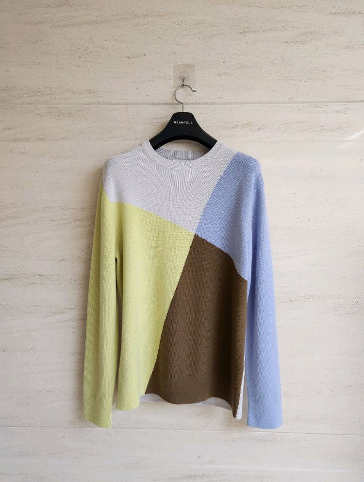 타임옴므 아가일 울스웨터 100사이즈 이미지