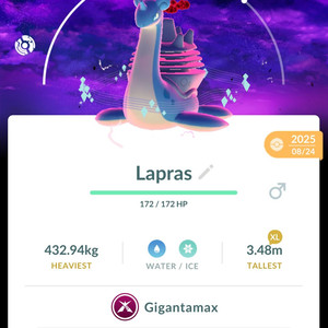 포켓몬고 자흑 배경 거다이맥스 이미지