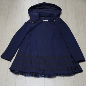 질스튜어트 A라인 후드 탈부착 세일러 자켓