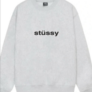 (기모)스투시 SS 링크 크루(샤넬콜라보) 멜란지(애쉬헤더) L 새상품 이미지