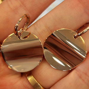 14k물결웨이브 코인귀걸이 거진매입가