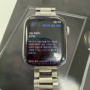 애플워치 9 스테인리스 스틸 45mm 셀룰러