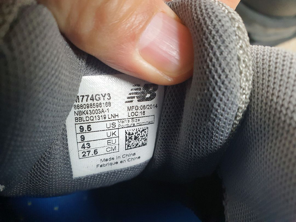 275 뉴발란스 774 운동화 스니커즈 신발 275사이즈 완전깨끗해요 이미지